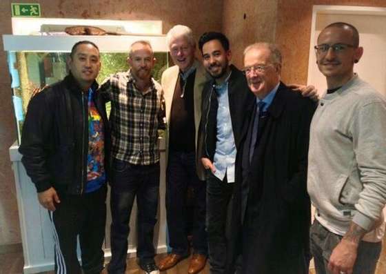 linkin park, bill clinton, jorge sampaio