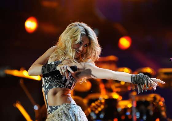 performs a song during the kick-off celebration concert for the 2010 FIFA World Cup at the Orlando Stadium on June 10, 2010 in Soweto, South Africa.