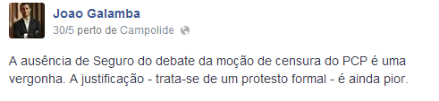 Galamba debate 30-5