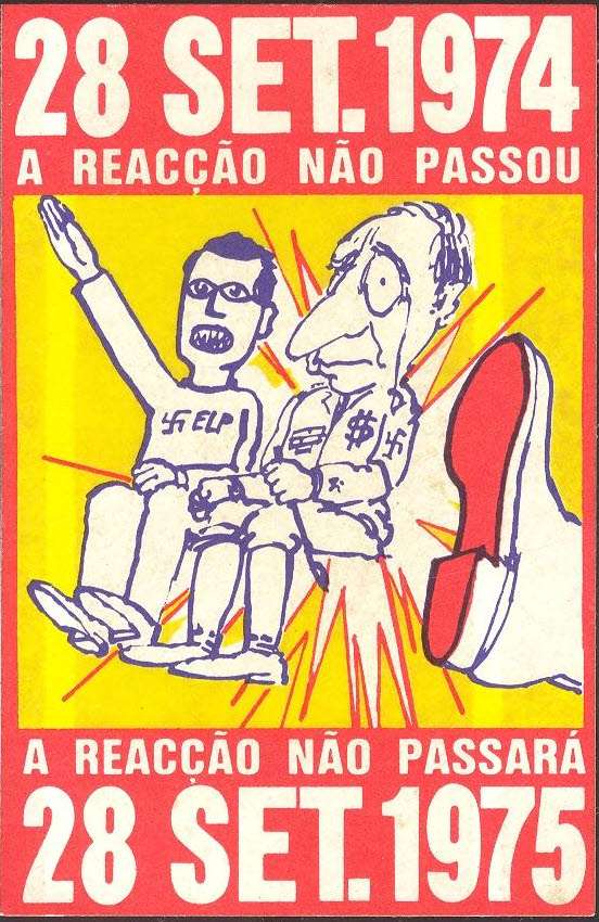 Cartaz celebrativo, um ano depois