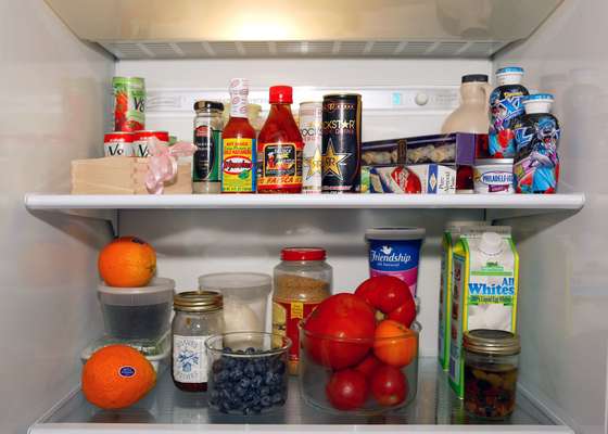 SOUTHAMPTON - NY - AUGUST 13:  Socialite Helen Lee Schifter refrigerator contents photographed on August 13, 2005 in Southampton, NY. (Photo by Matthew Peyton/Getty Images)