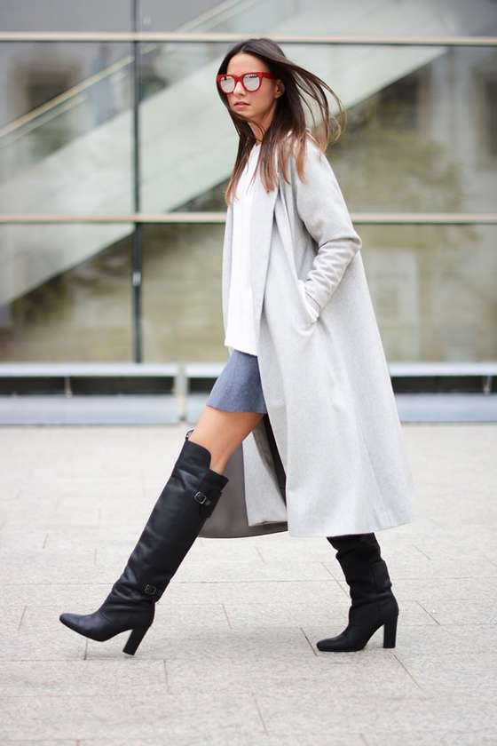 Fashion Vibe botas por cima do joelho