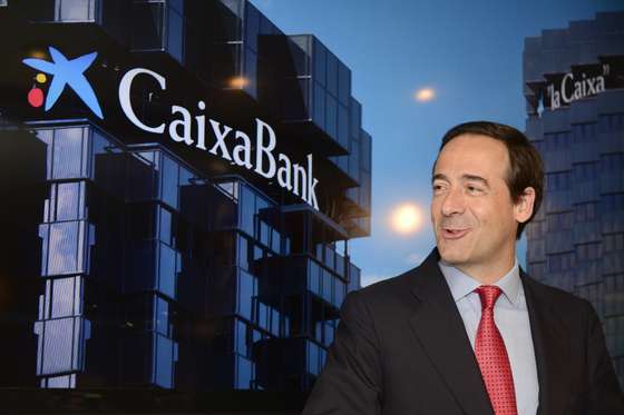 Spanish bank CaixaBank's new Chief Executive Officer Gonzalo Gortazar poses prior to a press conference announcing the 2014 first semester results in Barcelona on July 25, 2014. AFP PHOTO/ JOSEP LAGO (Photo credit should read JOSEP LAGO/AFP/Getty Images)