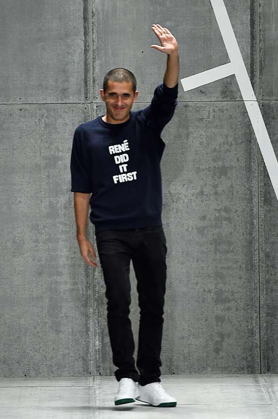 NEW YORK, NY - FEBRUARY 14:  Designer Felipe Oliveira Baptista walks the runway at the Lacoste fashion show during Mercedes-Benz Fashion Week Fall 2015 at The Theatre at Lincoln Center on February 14, 2015 in New York City.  (Photo by Frazer Harrison/Getty Images for Mercedes-Benz Fashion Week)