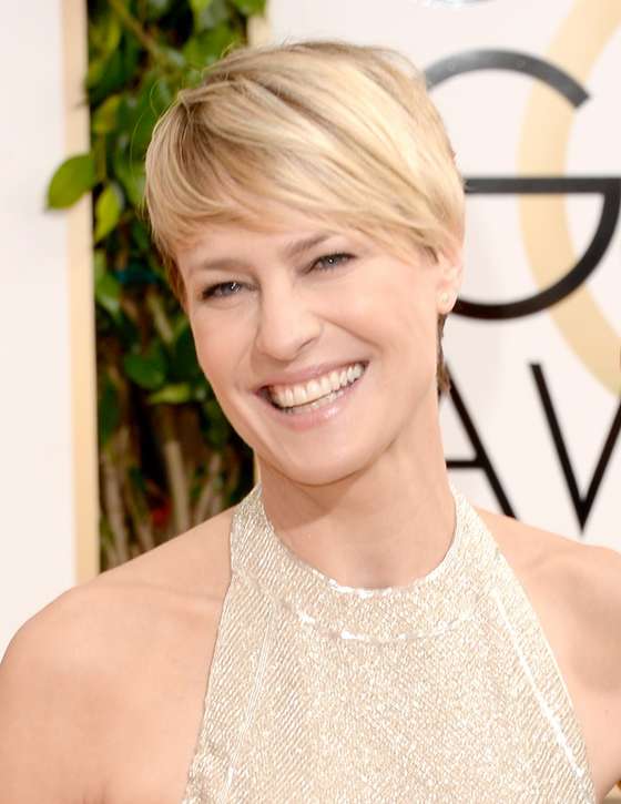 BEVERLY HILLS, CA - JANUARY 12:  Actress Robin Wright attends the 71st Annual Golden Globe Awards held at The Beverly Hilton Hotel on January 12, 2014 in Beverly Hills, California.  (Photo by Jason Merritt/Getty Images)