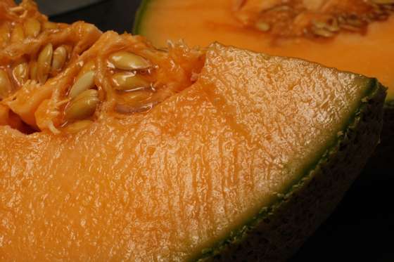 MIAMI, FL - SEPTEMBER 29:  In this photo illustration a cantaloupe is seen sliced open on September 29, 2011 in Miami, Florida. The Centers for Disease Control and Prevention reported that cantaloupe from Jensen Farms of Holly, Colorado have the bacterium listeria and so far, the outbreak has sickened more than 70 people, and killed up to 16, in 18 states.  (Photo Illustration by Joe Raedle/Getty Images)