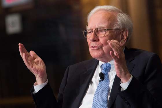 WASHINGTON, DC - SEPTEMBER 19: Warren Buffett, chairman of the board and CEO of Berkshire Hathaway, speaks in Gaston Hall at Georgetown University, September 19, 2013 in Washington, DC. Bank of America CEO Brian Moynihan moderated the discussion with Buffett. Buffett also took questions from Georgetown students. (Photo by Drew Angerer/Getty Images)