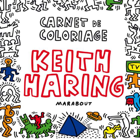 coloriage keith haring