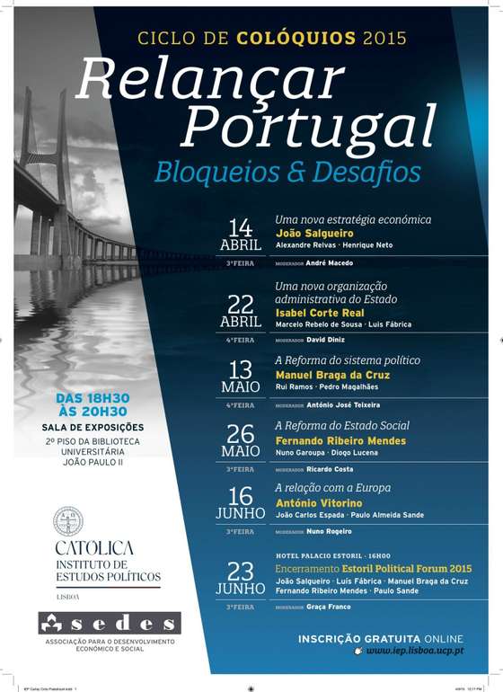 IEP Cartaz Ciclo Palestras AF