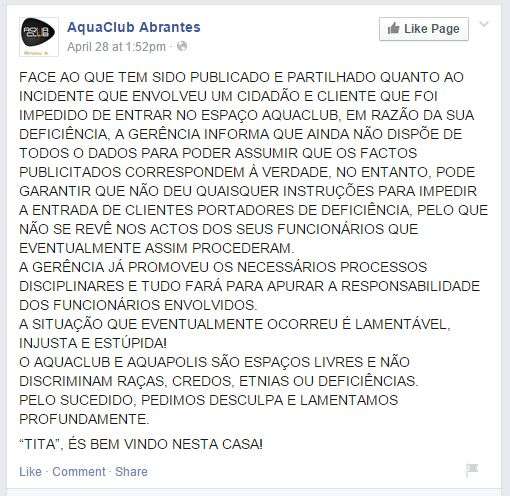 AquaClub-Comunicado