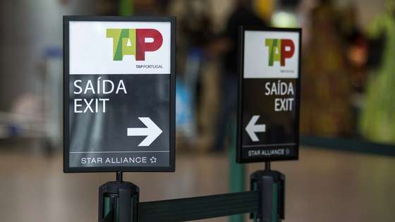 greve tap, tap, aeroporto, 