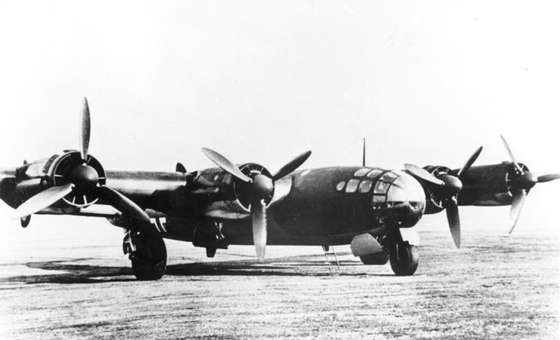 Me 264 V 1, Fernbomber, Aufkl&Atilde;&curren;rer. Werkfoto Messerschmitt (MBB) 6/264