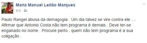 Maria Manuel Leit&Atilde;&pound;o Marques