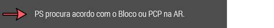 PS procura acordo com o Bloco ou PCP na AR