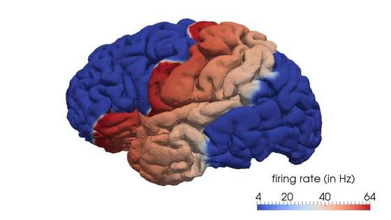 Modelo da geometria cerebral reconstru&Atilde;&shy;da a partir de uma resson&Atilde;&cent;ncia magn&Atilde;&copy;tica - BCAM/www.bcamath.org
