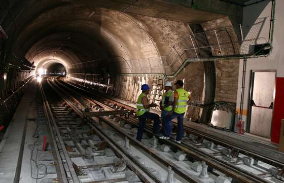 Obras da EstaÃ§Ã£o de Metro de Lisboa no Terreiro do PaÃ§o, 08 Outubro 2007, em Lisboa. JOSÃ‰ SENA GOULÃƒO / LUSA