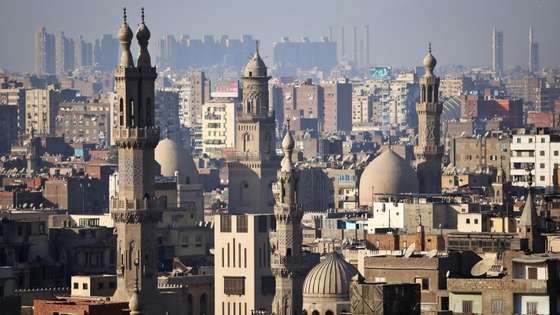 The minaret's of mosques are pictured in Cairo on November 8, 2014. AFP PHOTO / MOHAMED EL-SHAHED (Photo credit should read MOHAMED EL-SHAHED/AFP/Getty Images)