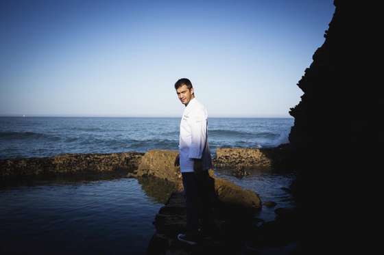 Miguel Vieira, o chef executivo da Fortaleza do Guincho, Cascais. Foto- Paulo Barata