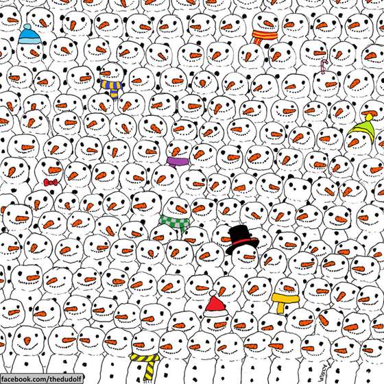 panda e boneco de neve