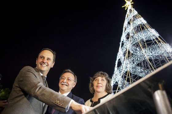 Lisboa : inauguraÃ§Ã£o das iluminaÃ§Ãµes de Natal