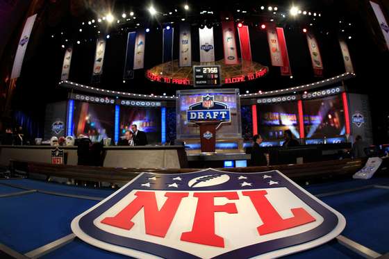 NEW YORK, NY - APRIL 28: A general view of the draft stage during the 2011 NFL Draft at Radio City Music Hall on April 28, 2011 in New York City. (Photo by Chris Trotman/Getty Images)