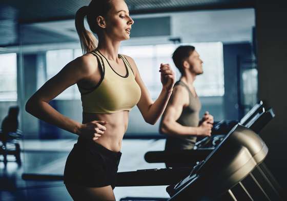 action, active, activity, adult, woman, man, sport, training, gym, practicing, young, running, moving, treadmill, Caucasian, indoor, zzzamhabaifhendcebdddbdfda, 
