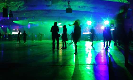 BARCELONA - JUNE 17: Festival goers enjoy Sonar by Night at the Sonar 2007 festival on June 17, 2007 in Barcelona, Spain. (Photo by Miles Willis/Getty Images)
