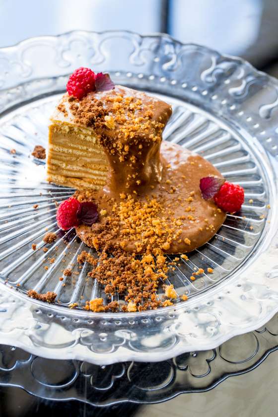 Bolo de chocolate com mousse de chocolate