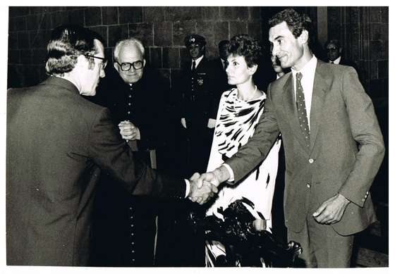 Cavaco Silva com Ramalho Eanes