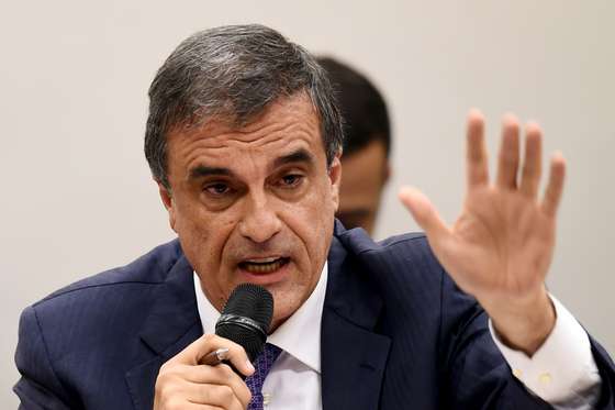 Brazilian General Attorney Jose Eduardo Cardozo speaks before the Lower House special committee on the impeachment of President Dilma Rousseff in Brasilia, on April 11, 2016. Brazil's President Dilma Rousseff risks being driven from office if the lower house votes in favor of an impeachment trial, with Monday's vote in a special commission a symbolic first step. / AFP / EVARISTO SA (Photo credit should read EVARISTO SA/AFP/Getty Images)