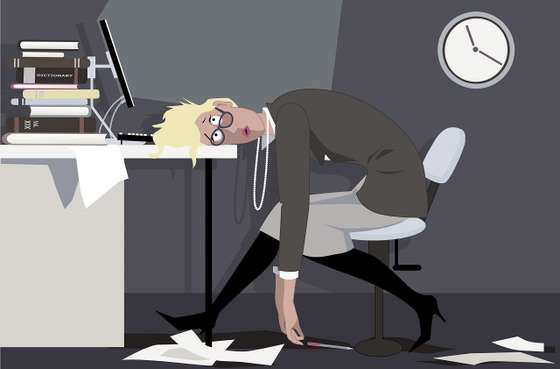 Tired, work