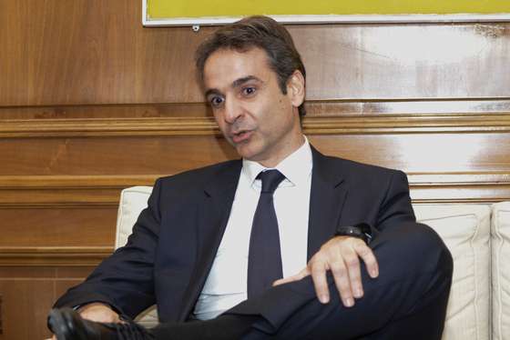 The Greek new elected leader of Opposition Kyriakos Mitsotakis, Nea Dimokratia in Athens, Greece, on January 19, 2016. (Photo by Wassilios Aswestopoulos/NurPhoto) (Photo by NurPhoto/NurPhoto via Getty Images)