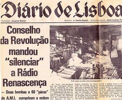 A 7 de novembro de 1975, o Conselho da Revolu&Atilde;&sect;&Atilde;&pound;o manda destruir os emissores da Buraca da Renascen&Atilde;&sect;a.