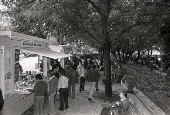 A Feira na Avenida da Liberdade, em junho de 1974