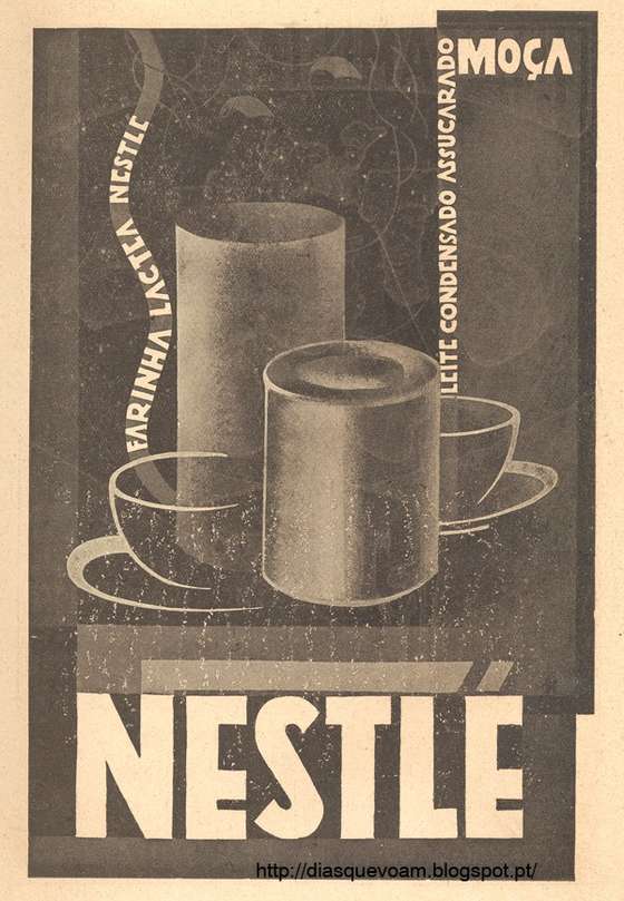  An&Atilde;&ordm;ncio dos anos 30, &Atilde;&nbsp;s farinhas e ao leite condensado da Nestl&Atilde;&copy;