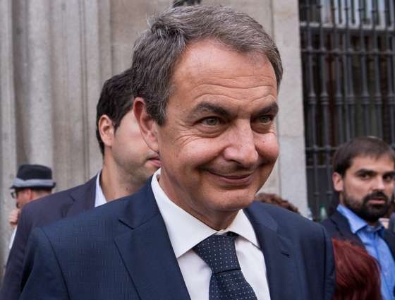 MADRID, SPAIN - JUNE 09: Jose Luis Rodriguez Zapatero attends the funeral chapel for Pedro Zerolo at Casa de la Villa on June 9, 2015 in Madrid, Spain. (Photo by Paolo Blocco/Getty Images)