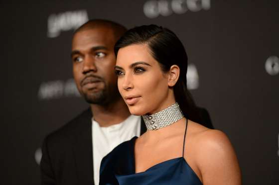 LOS ANGELES, CA - NOVEMBER 01: Recording artist Kanye West and TV personality Kim Kardashian West attend the 2014 LACMA Art + Film Gala honoring Barbara Kruger and Quentin Tarantino presented by Gucci at LACMA on November 1, 2014 in Los Angeles, California. (Photo by Jason Merritt/Getty Images for LACMA)