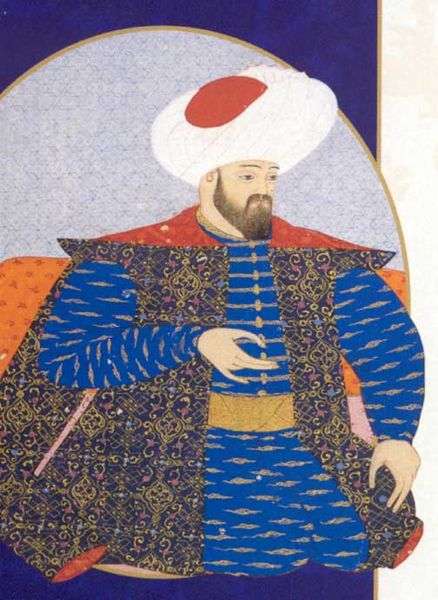 Osman I, segundo miniatura turca de 1579-80