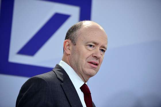 FRANKFURT AM MAIN, GERMANY - OCTOBER 29: Deutsche Bank co-Chairman John Cryan arrives to speak to the media at Deutsche Bank headquarters on October 29, 2015 in Frankfurt, Germany. This is Cryan's first press conference since he replaced former co-Chairman Anshu Jain earlier this year. (Photo by Thomas Lohnes/Getty Images)