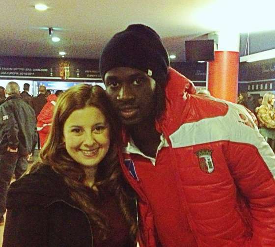 No dia em que Eder conheceu a Susana Torres, na final de um jogo do SC Braga