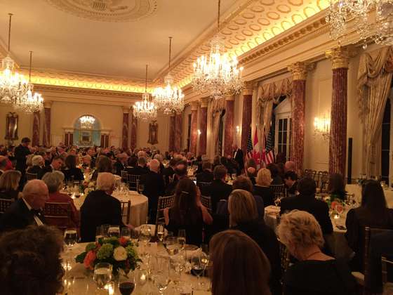 Jantar durante a 33&Acirc;&ordf; Confer&Atilde;&ordf;ncia Churchill
