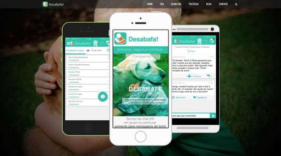 desabafa app site