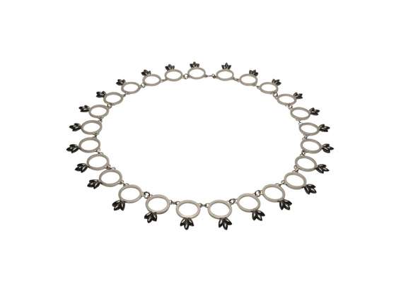 Susana Teixeira Jewelry_Folhagem_colar em prata 925 e prata oxidada_PVP 380&acirc;&not;