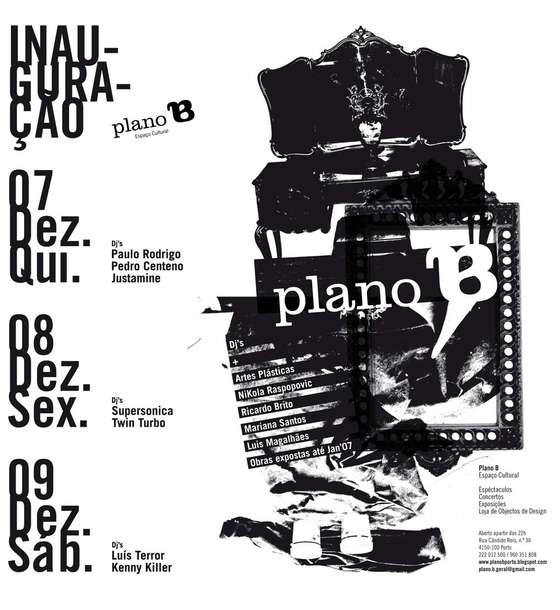 cartaz inauguracao plano b