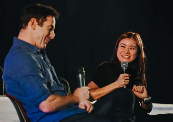 jason isaacs katie leung comic con