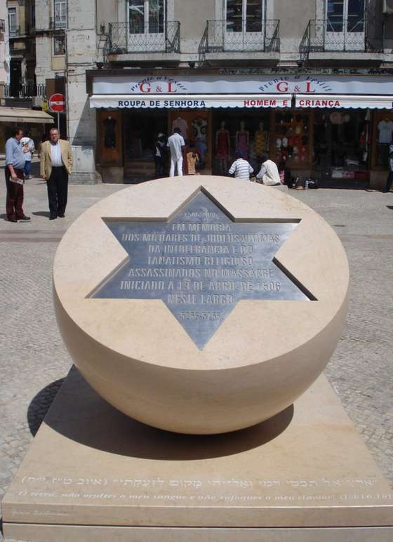 Homenagem aos judeus assassinados no massacre de Lisboa, em 1506