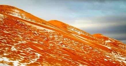 snow sahara