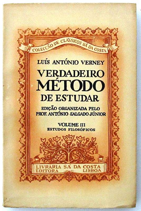 luis antonio verney o verdadeiro metodo