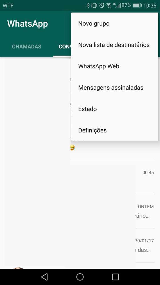 Android Assinaladas