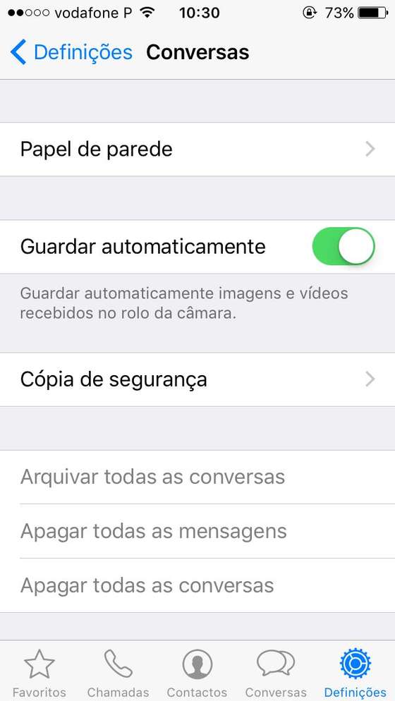 iPhone Conversas